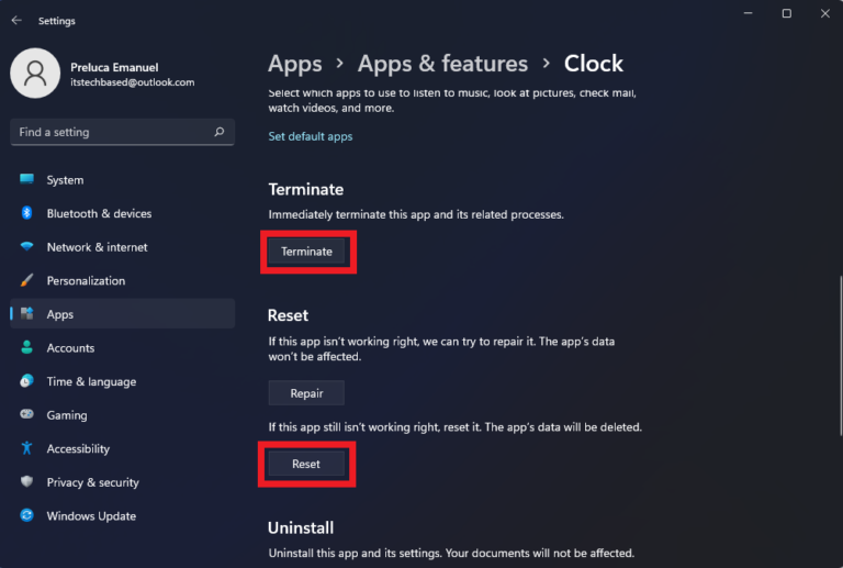 Fix Clock App not Working/Loading in Windows 11 Tech Based