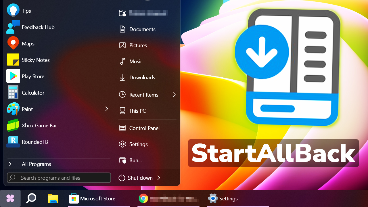 how to change start menu in windows 11 to windows 10