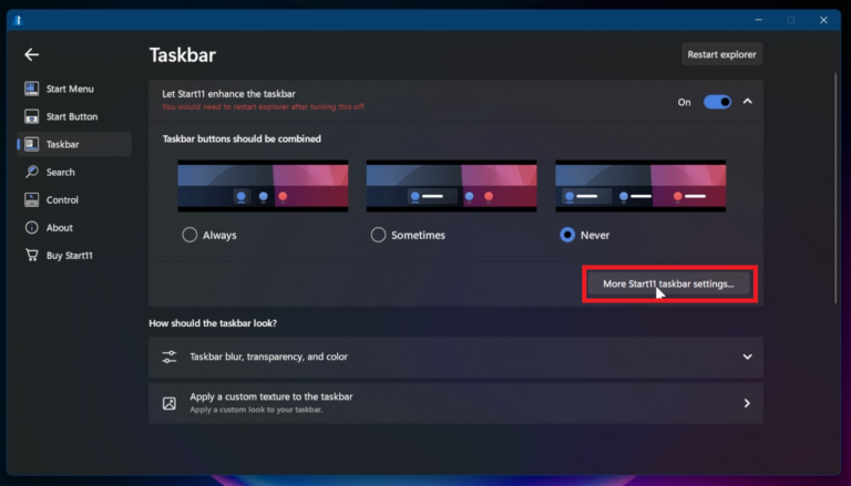 How to Set Taskbar Icons to Never Combine in Windows 11 - Tech Based