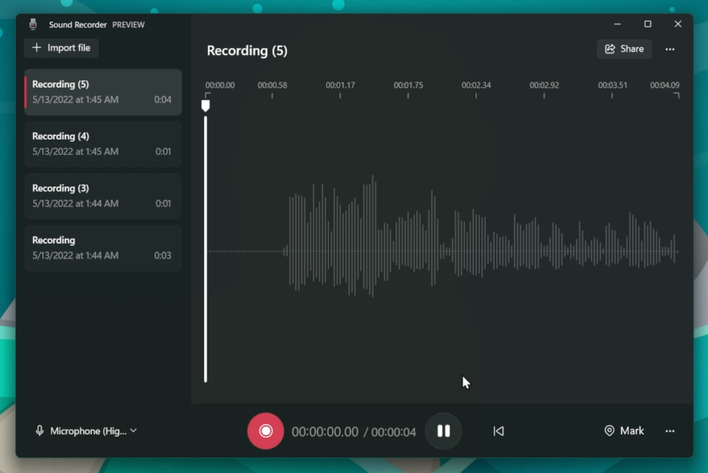 voice recorder windows 11