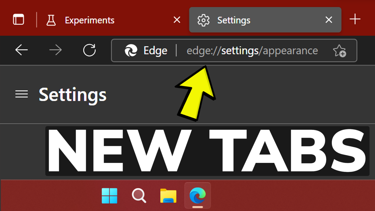 How To Enable New Tabs And Mica Effect In Edge Browser (Windows 11 ...