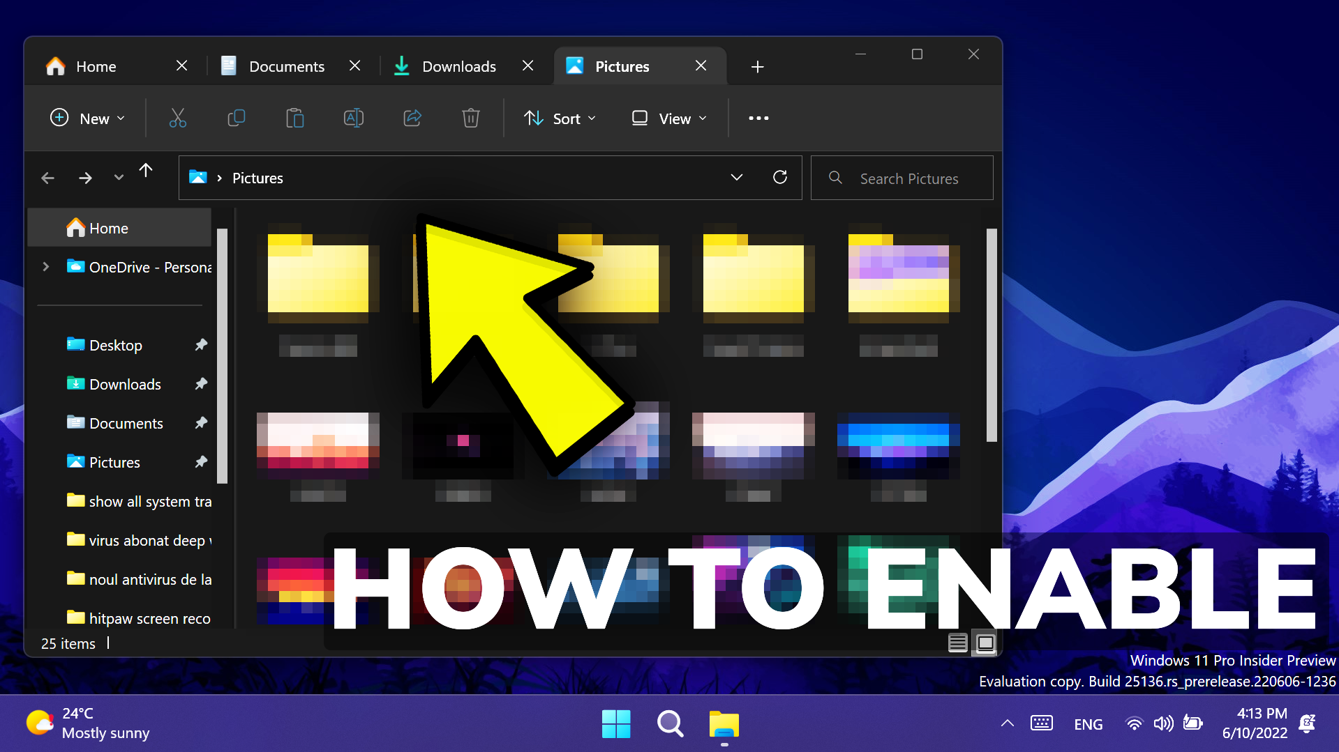 How to Enable Tabs and New Navigation Pane in File Explorer in Windows ...