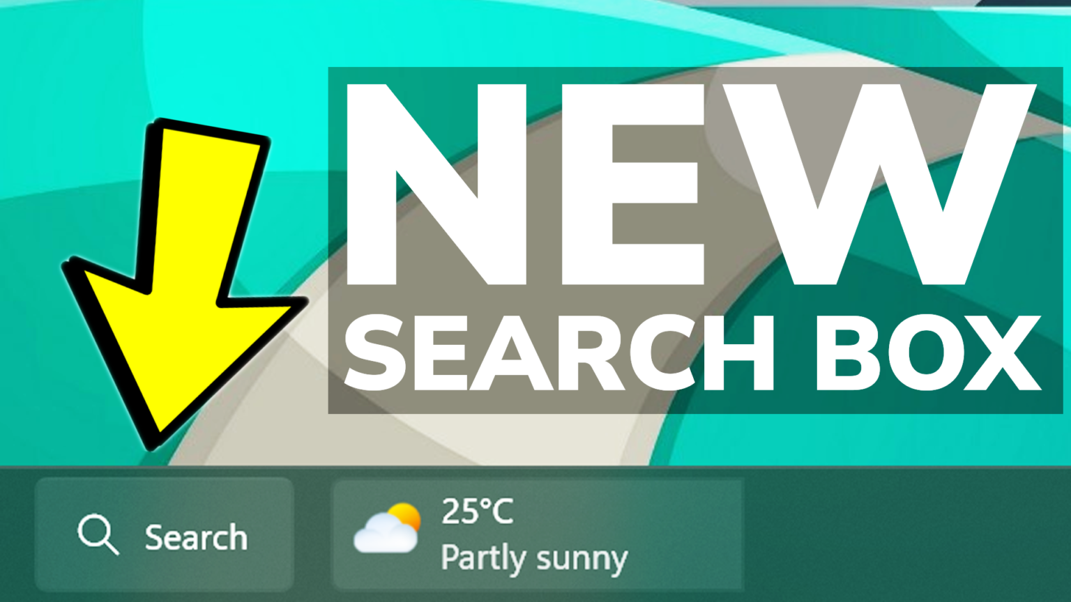 How to Enable the New Search Widget on the Taskbar in Windows 11 25136 ...