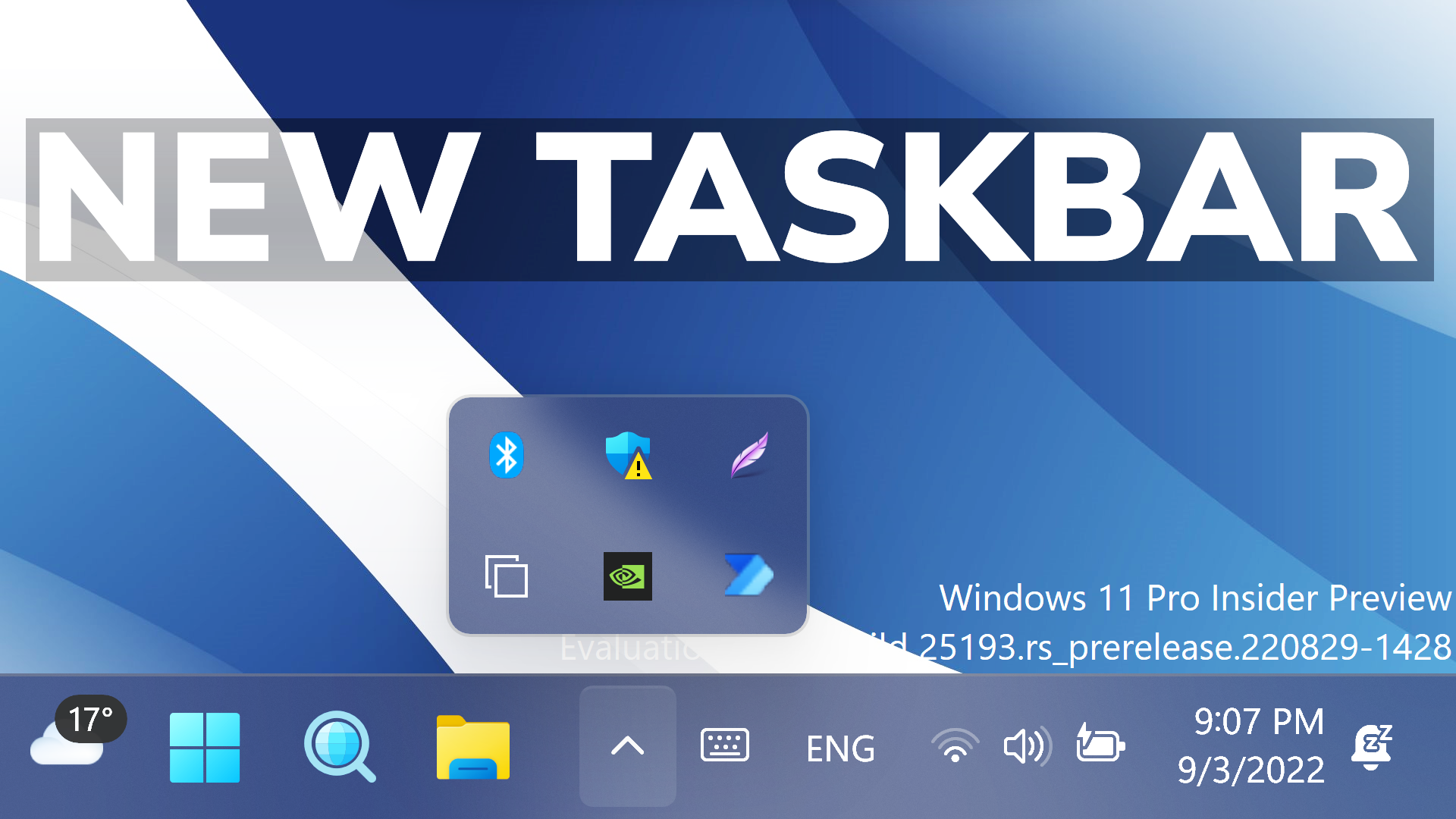 How To Enable New Taskbar With Rounded Corners In Windows 11 25193 ...