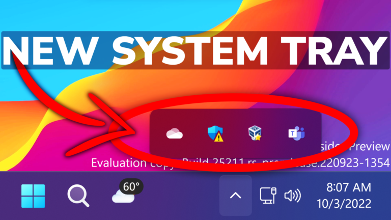 How to Enable New System Tray in Windows 11 25211 - Tech Based