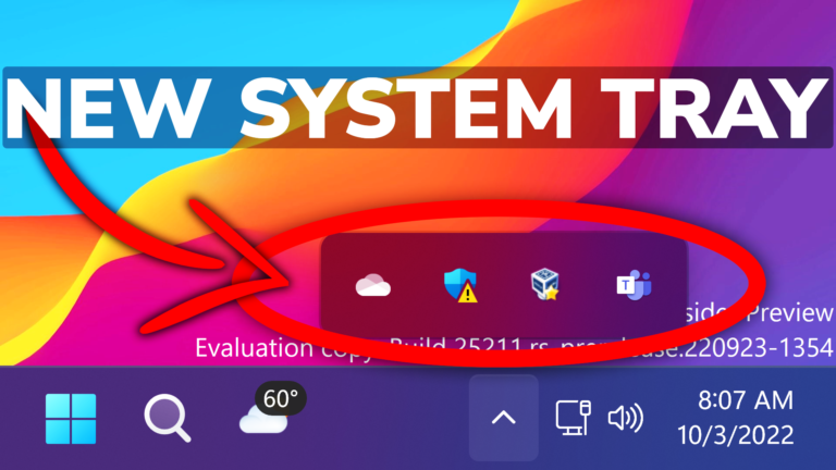 How To Enable New System Tray In Windows 11 25211 Tech Based