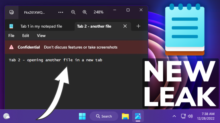 Leak Reveals Notepad App In Windows 11 Could Be Getti