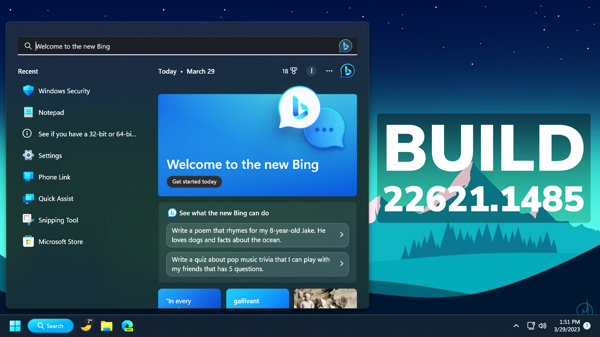 New Windows 11 Update 22621.1485 (KB5023778) – New Start Menu Features ...