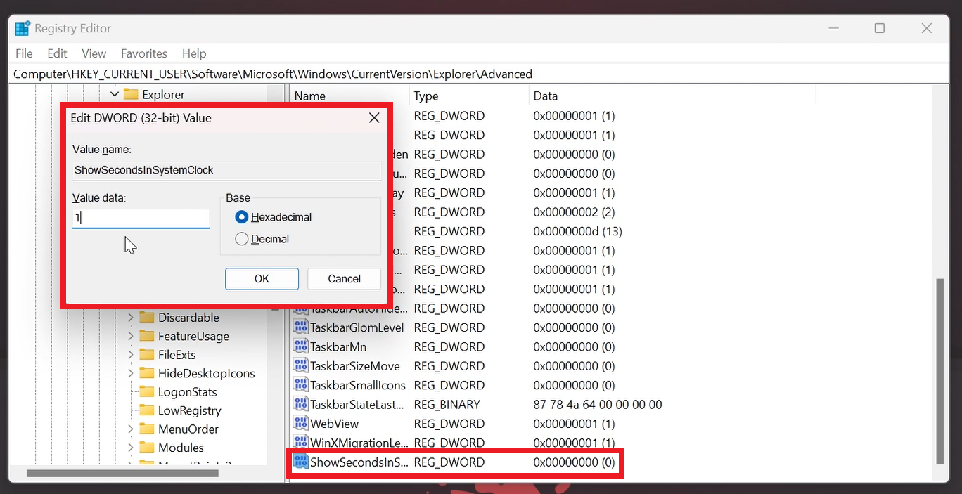 How to Enable Clock with Seconds in Windows 11 Main Release - Tech Based