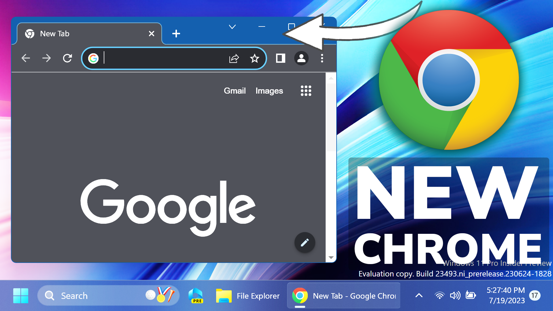 New Chrome Update With Windows 11 Design Mica Effect Tech Based