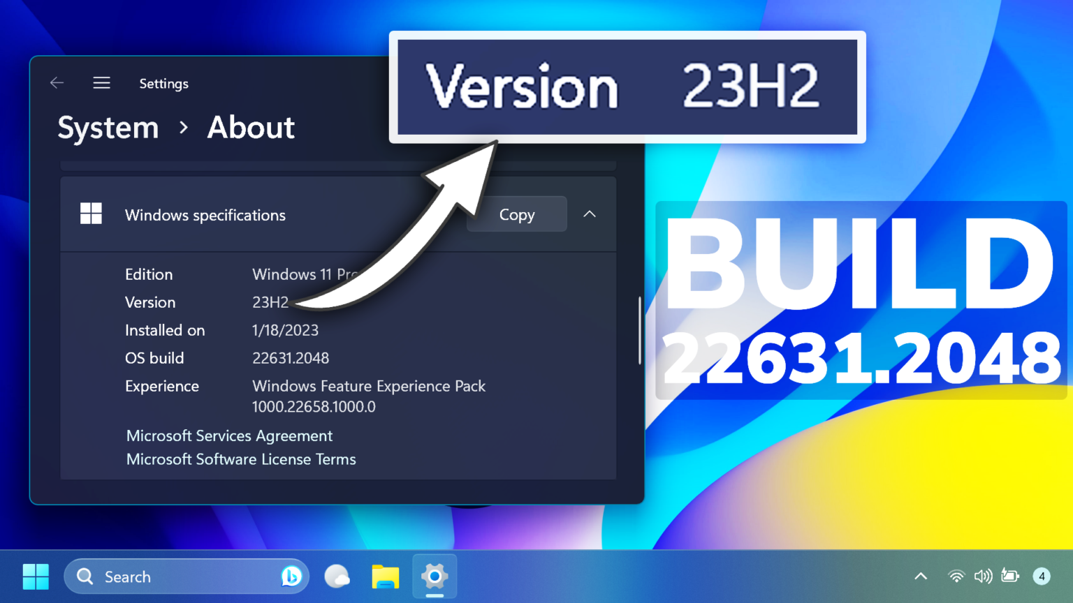 New Windows 11 Build 22631.2048 – New Paint App And 23H2 Features In ...