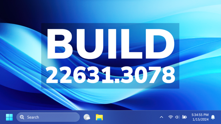 First Windows 11 Build For The Release Preview Channel In 2024 Tech Based   THUMB 8 768x432 