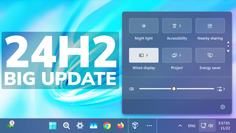 New Big Windows 11 24H2 Update – New System Tray, File Explorer in the ...