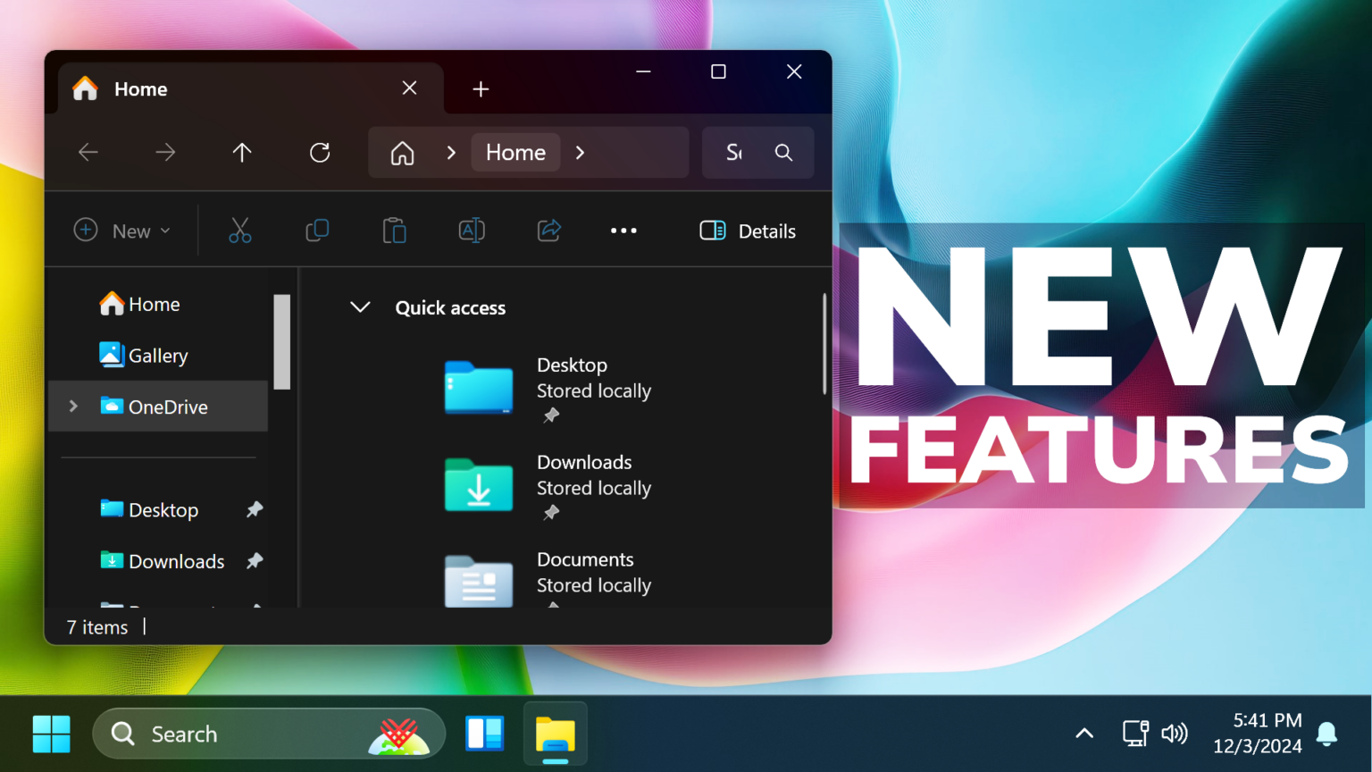 How to Enable New File Explorer Features in Windows 11 22635.4515 ...