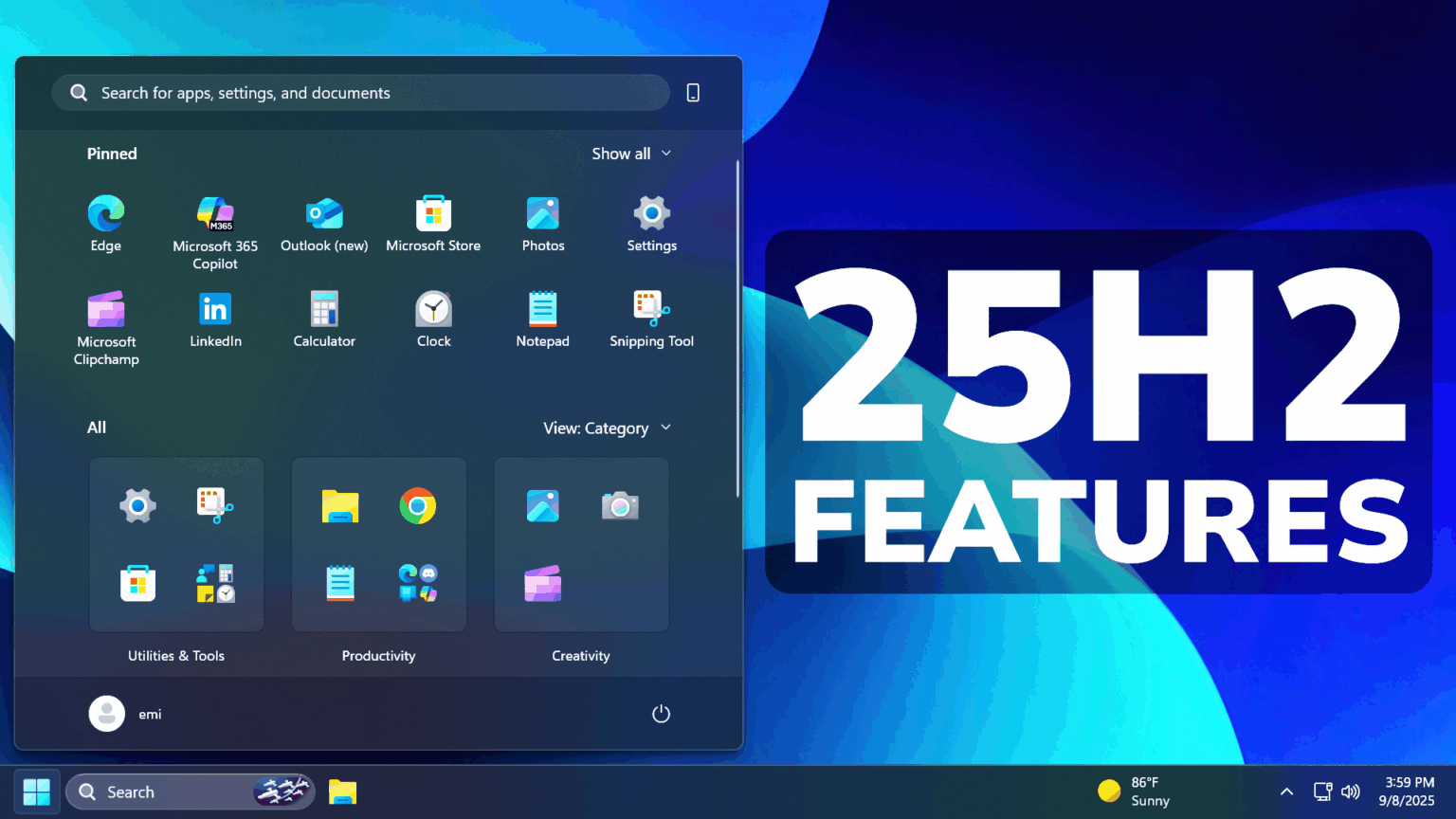 Windows 11 25H2 – All New Features (Preview) - Tech Based