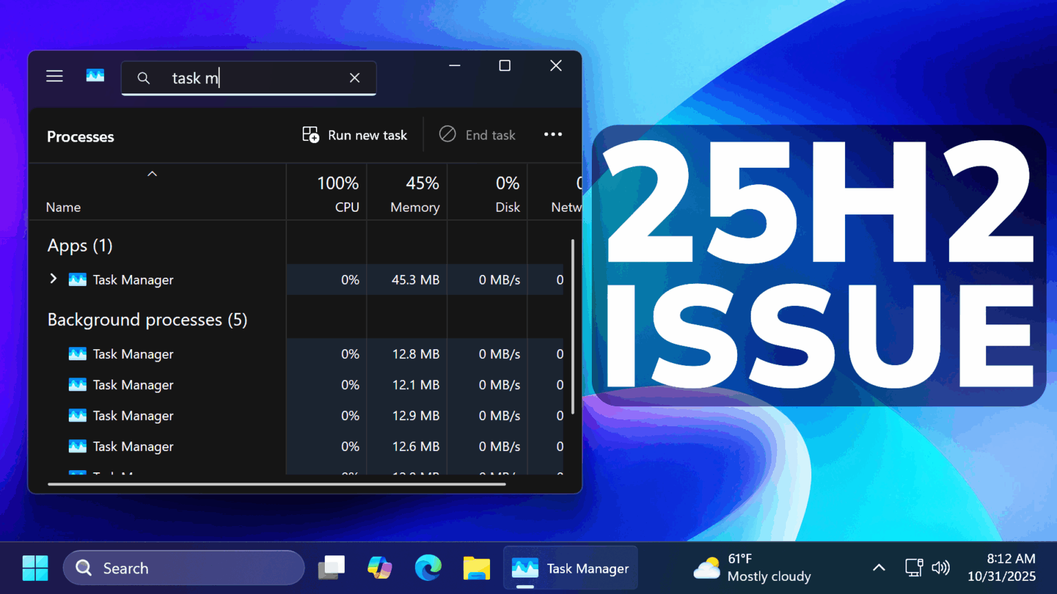 Big Windows 11 25H2 Problem in the Latest Main Release Update KB5067036 ...