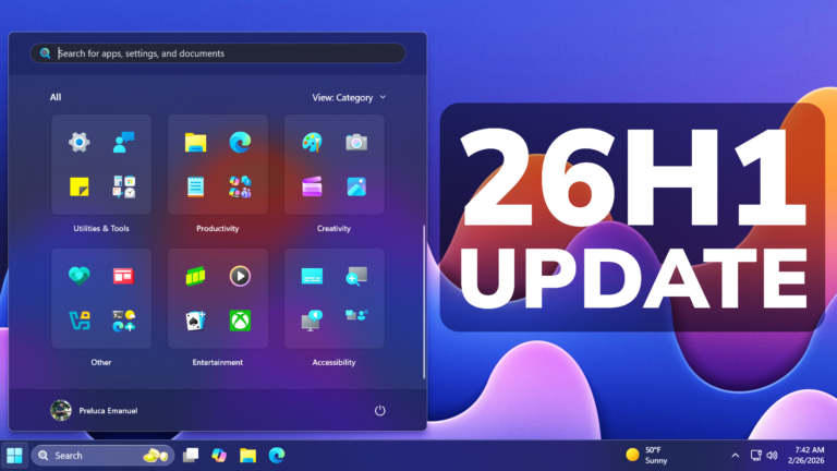 First Windows 11 26H1 Official Feature Update – Big February 2026 ...