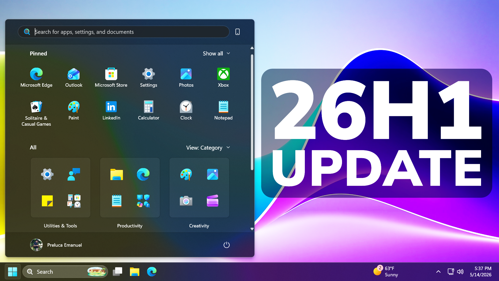 New Windows 11 26H1 May 2026 Update – New Features and Changes (Build ...