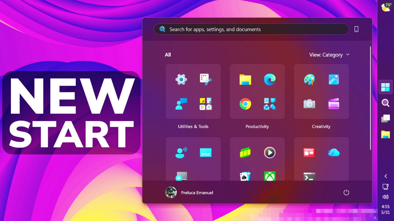 New Start Menu in Windows 11 26H2 (How to Enable) - Tech Based