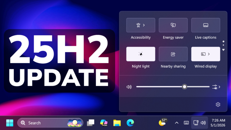 Biggest Windows 11 25H2 Spring 2026 Update in Main Release – New ...