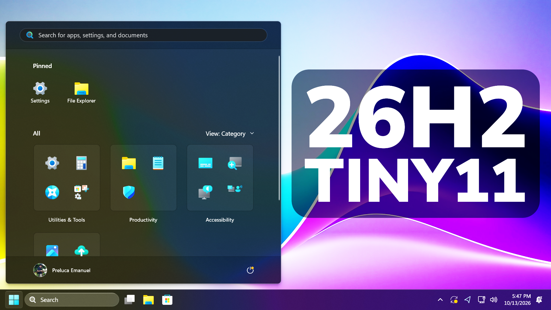 windows 11 26h2 modified iso - Tech Based
